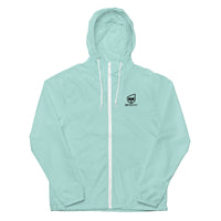 Aqua/White Zipper